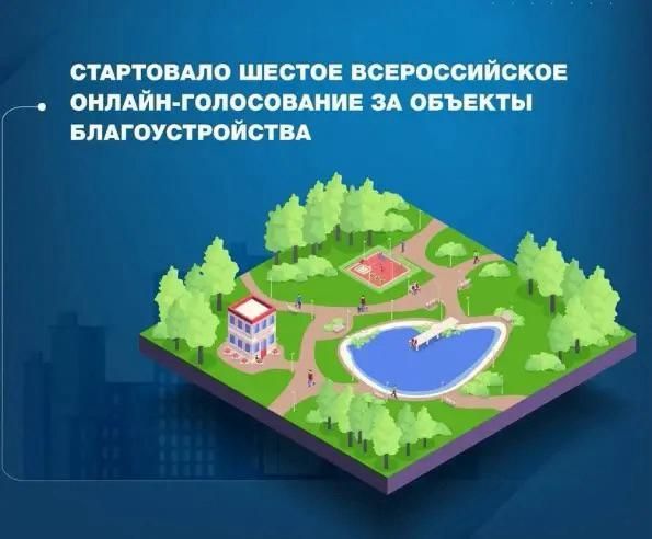 Более 6,5 млн человек приняли участие в голосовании за объекты благоустройства